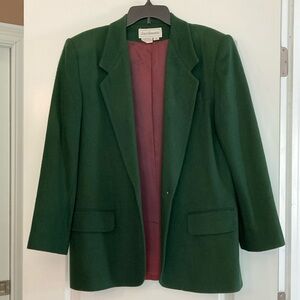 Vintage Jacobson’s Wool Hunter Green Blazer - 10